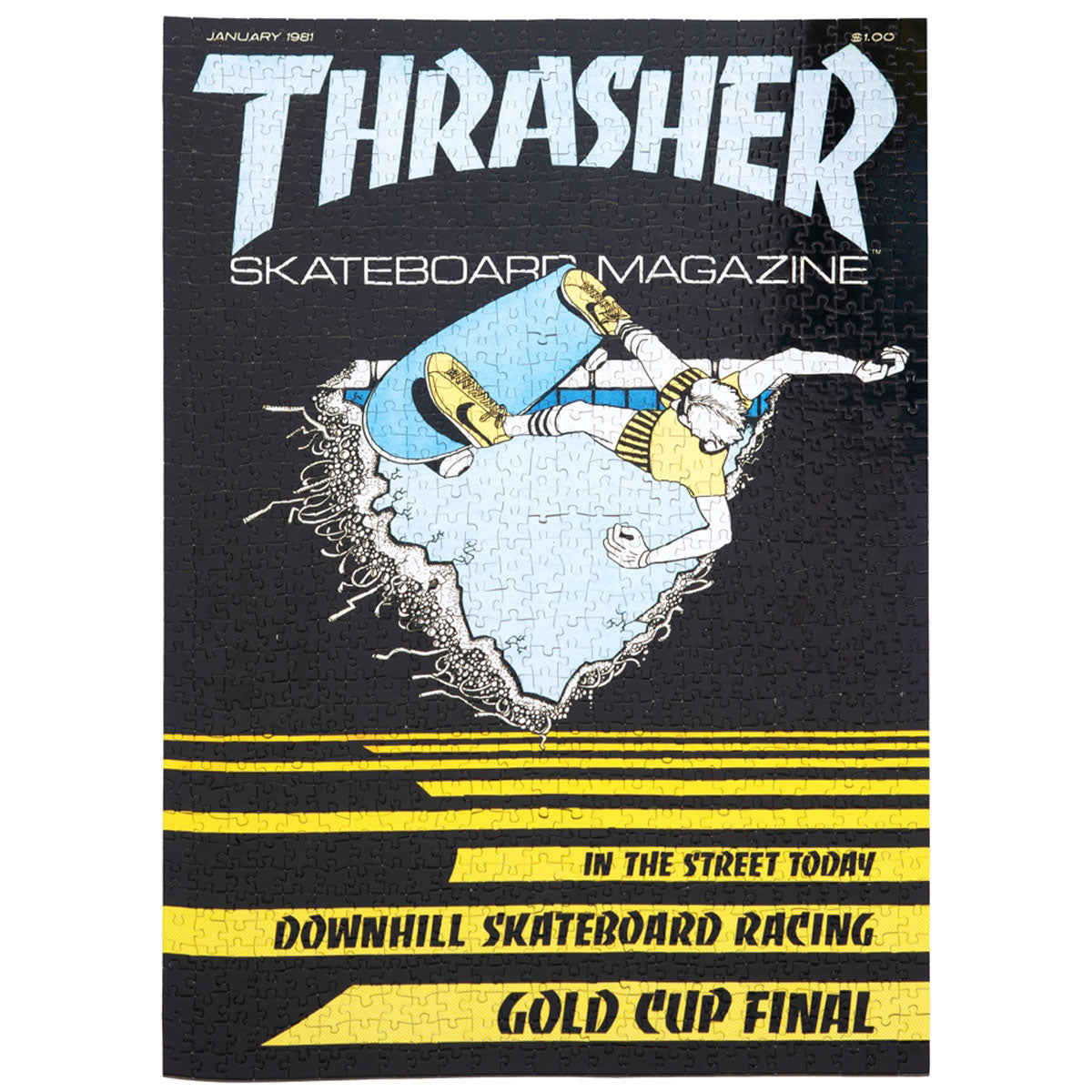 Thrasher First Cover Jan 1981 Jigsaw Puzzle
