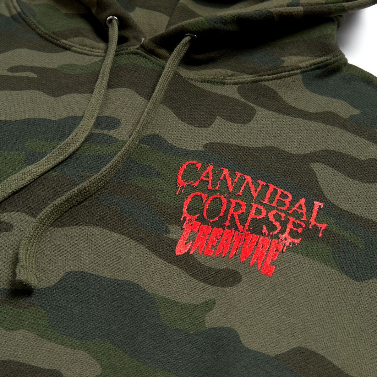 Creature x Cannibal Corpse Hoodie - Forest Camo