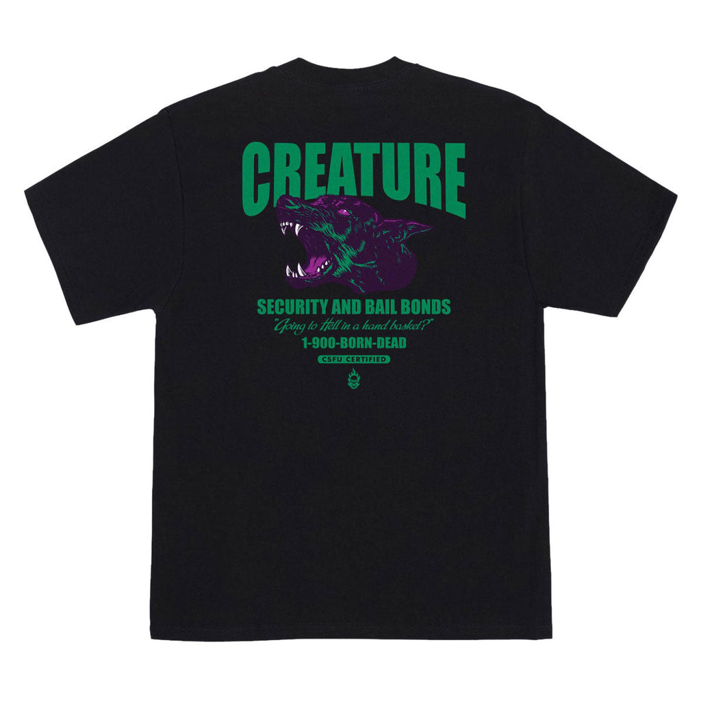 Creature Security Service T-Shirt - Black