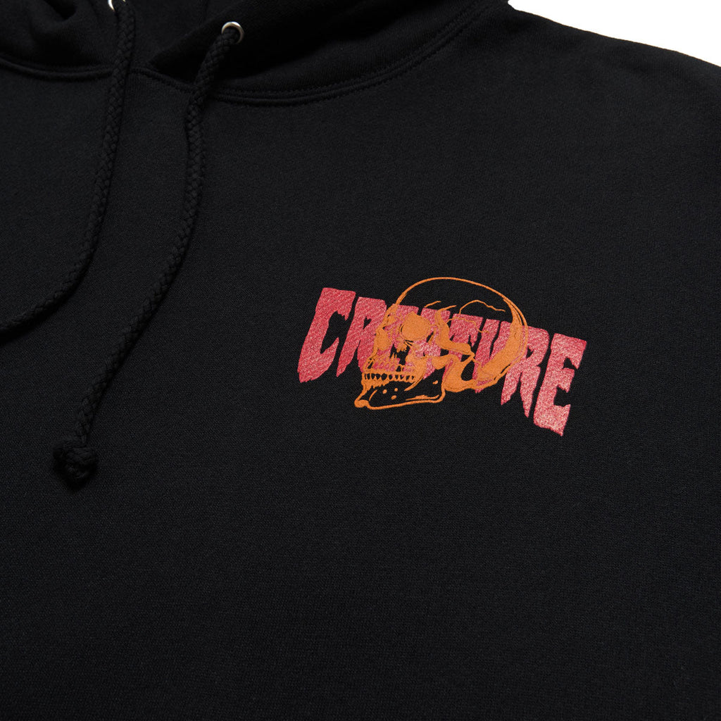 Creature Spiral Skull Hoodie - Black