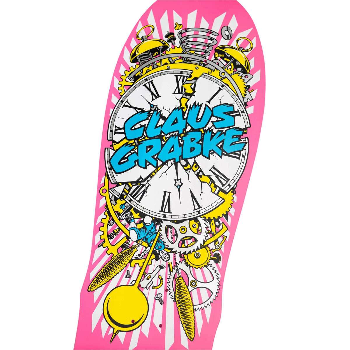 Santa Cruz Grabke Exploding Clock 2026 Reissue Skateboard Complete - 10.04"