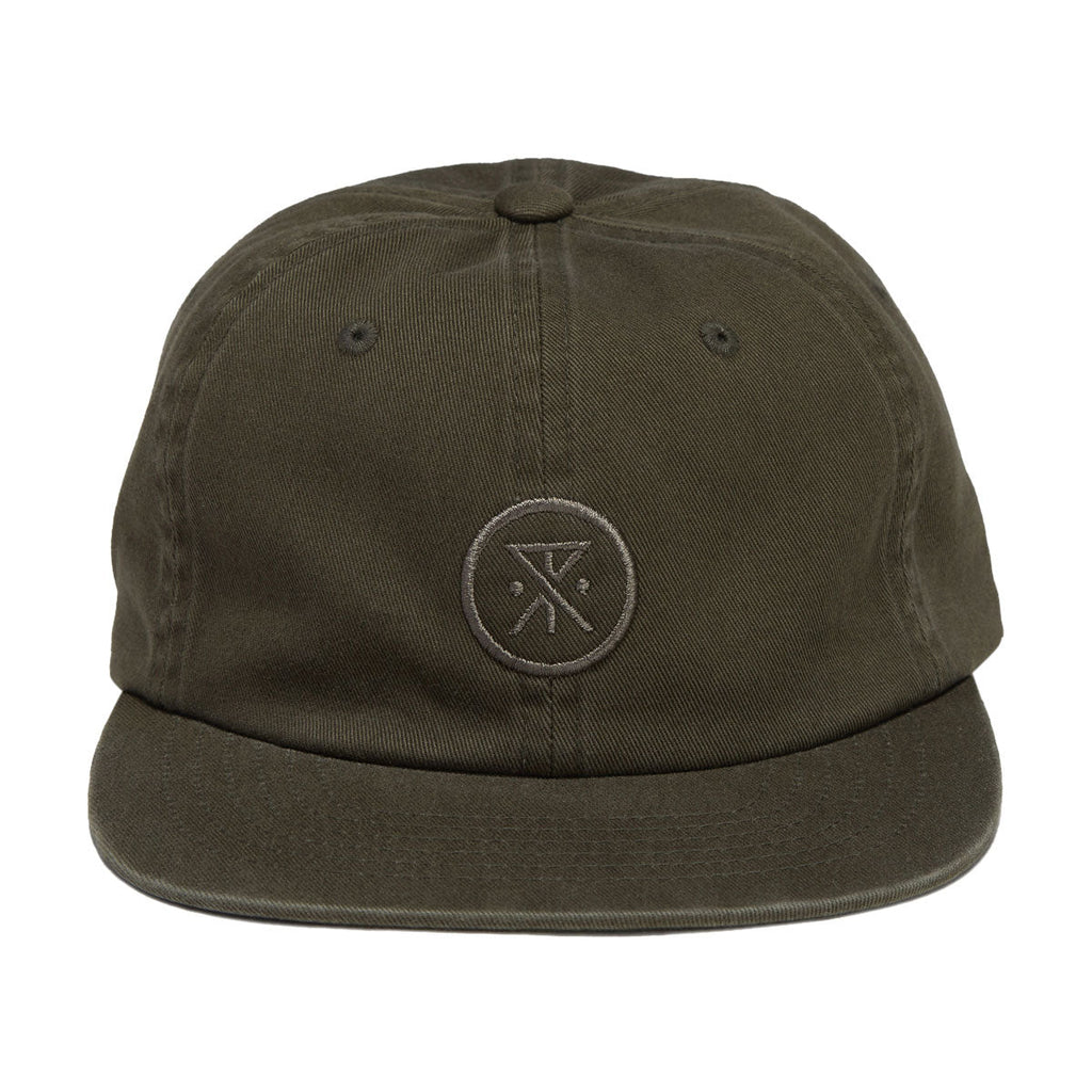 Roark Made To Fade 6 Panel Hat - Washed Military