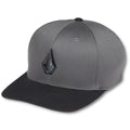 Volcom Full Stone Flexfit Hat - Asphalt Black