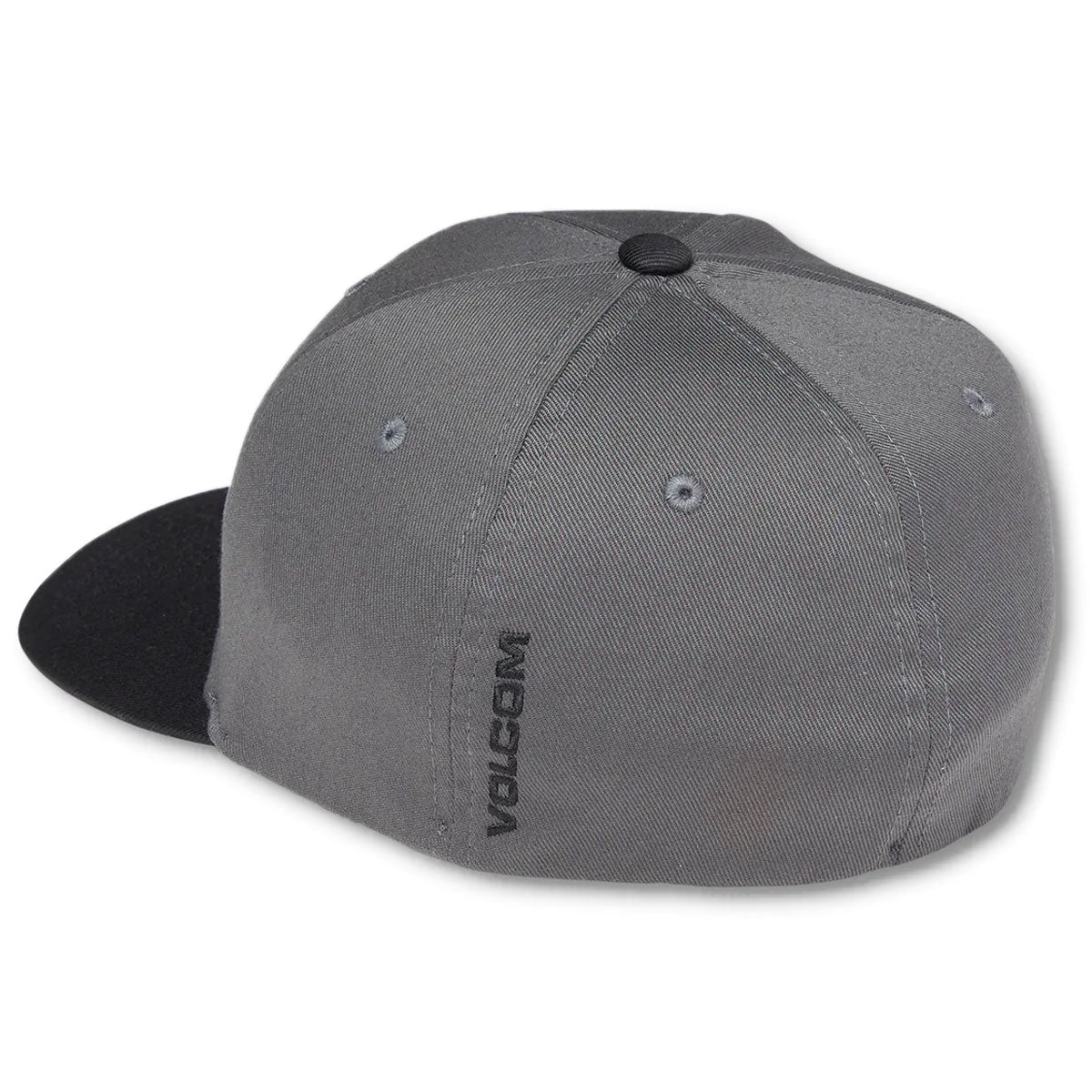 Volcom Full Stone Flexfit Hat - Asphalt Black