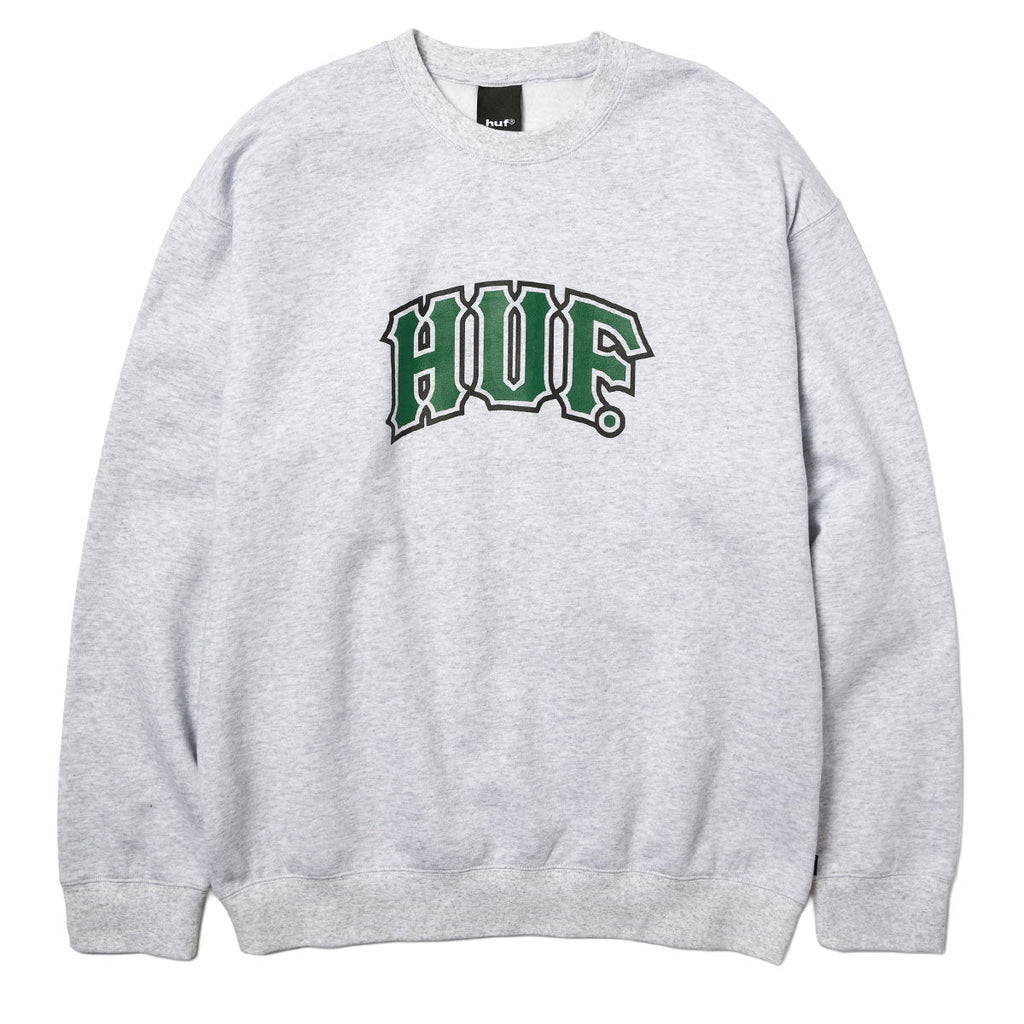 HUF Classic Arch Sweatshirt - Heather Grey