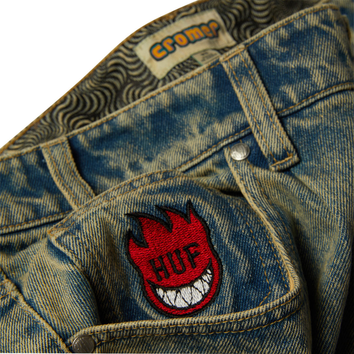 HUF x Spitfire Cromer Jeans - Warm Wash