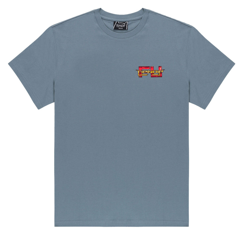 RIPNDIP Fight T-Shirt - Dusty Slate