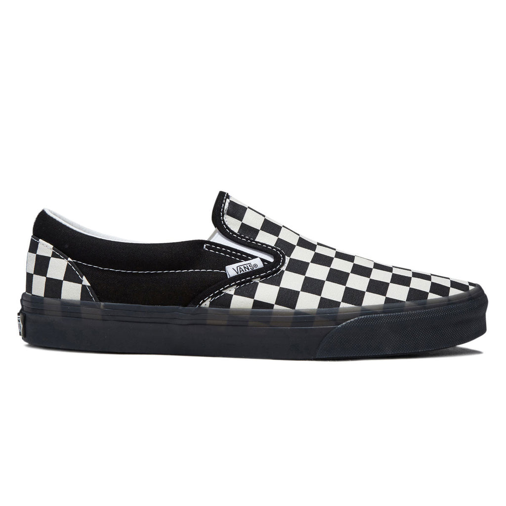 Vans Classic Slip-On Shoes - Checkerboard White/Black