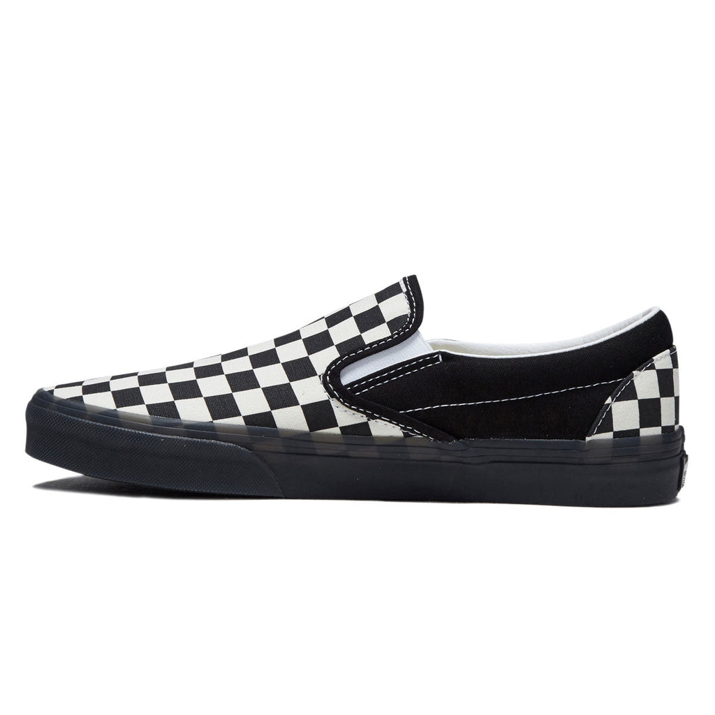 Vans Classic Slip-On Shoes - Checkerboard White/Black