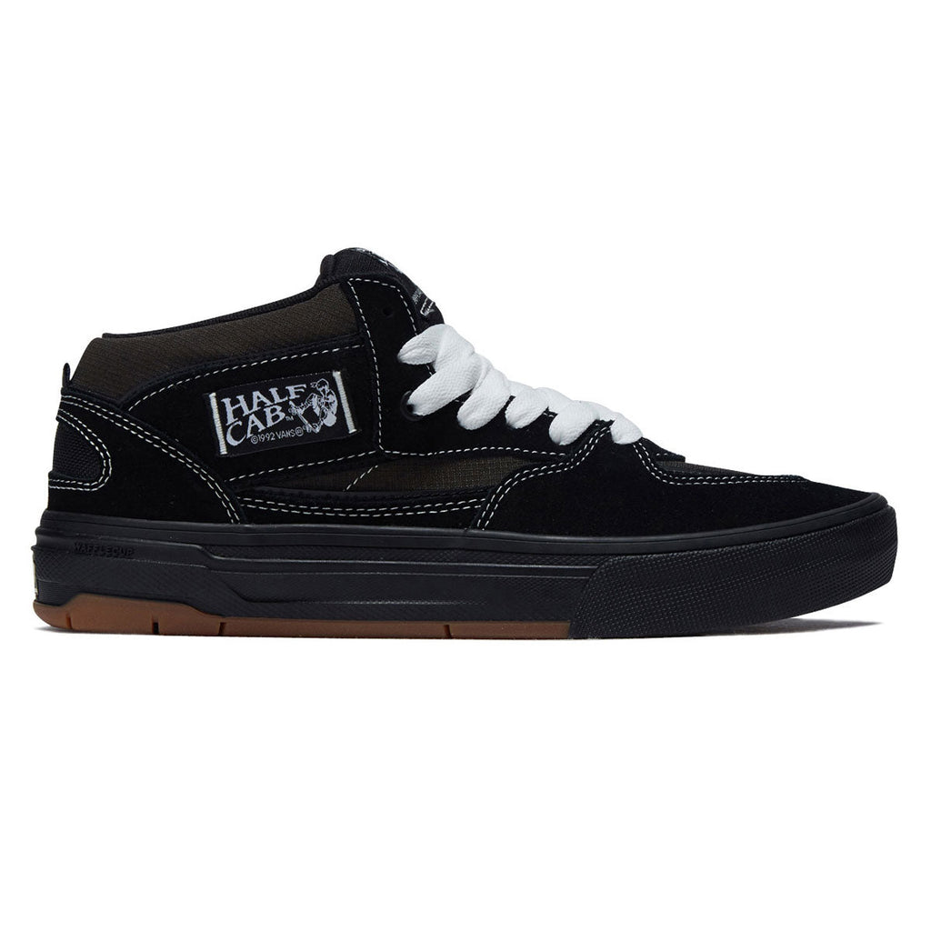 Vans Skate Half Cab Wafflecup Shoes - Black/Asphalt