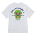 Obey Resistance Skull T-Shirt - White