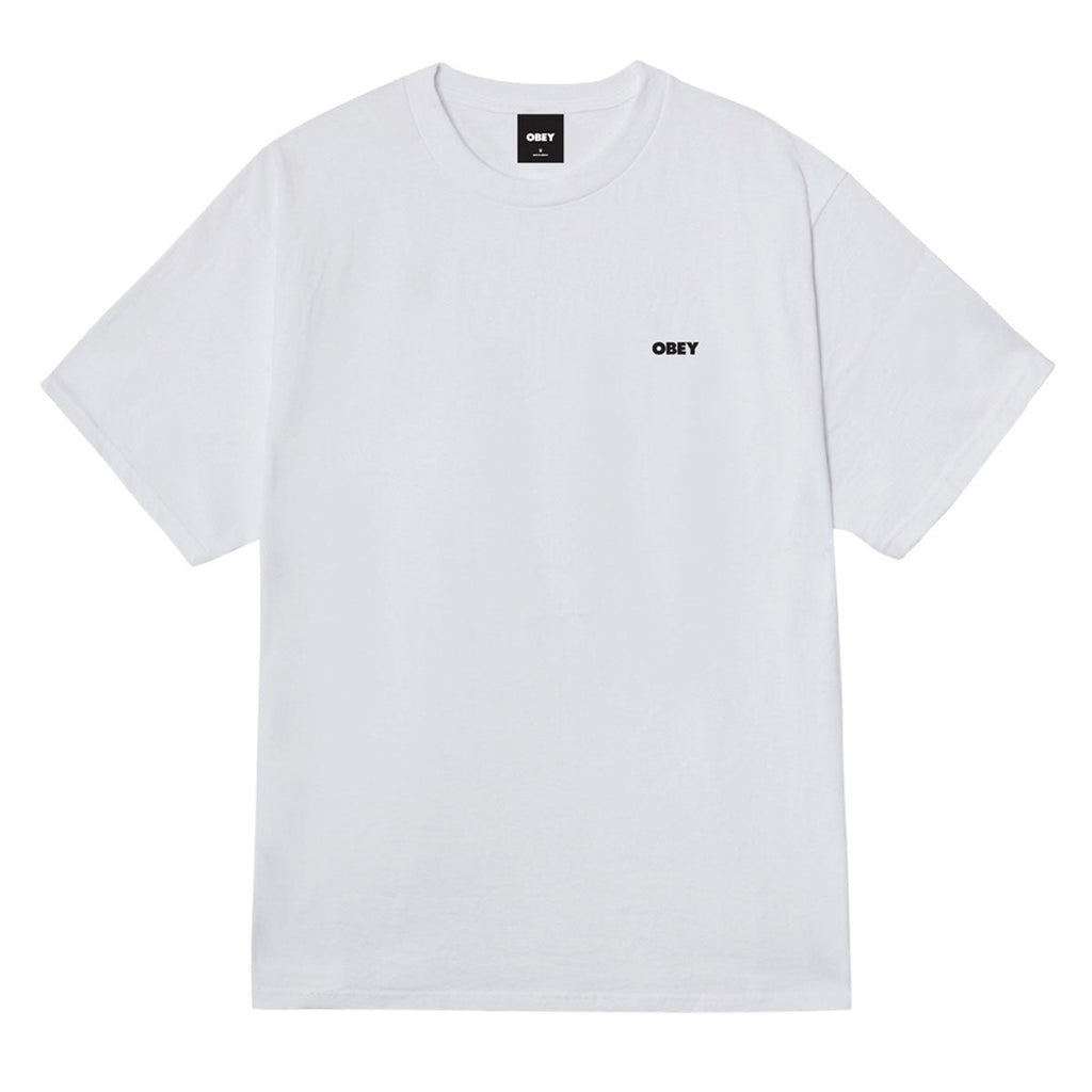 Obey Resistance Skull T-Shirt - White