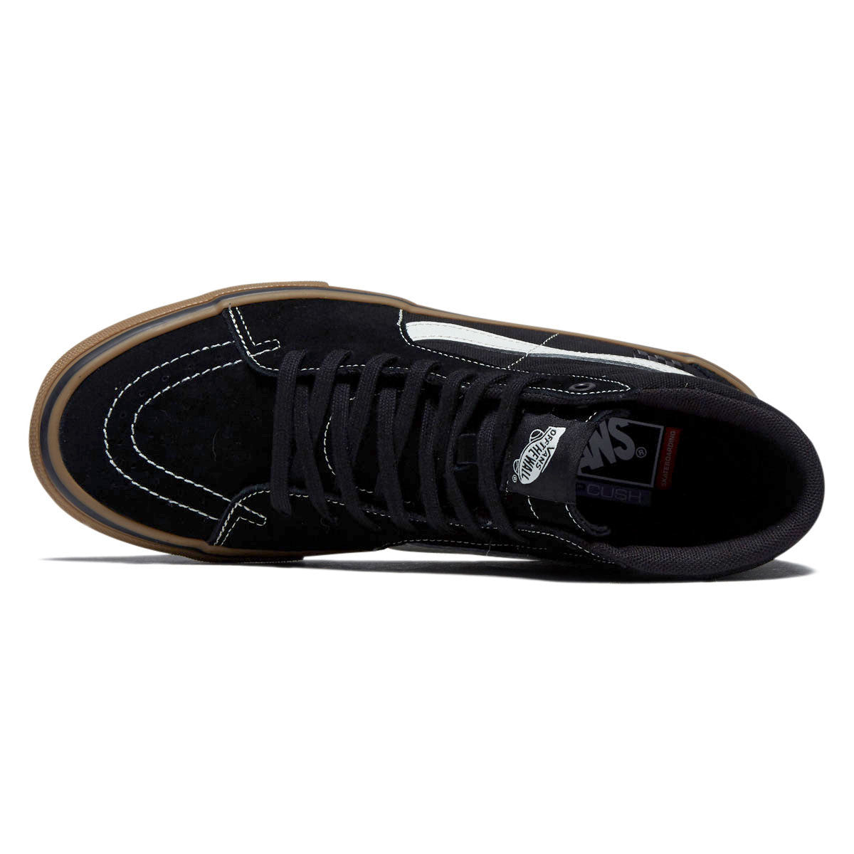 Vans Skate Sk8-Hi Shoes - Black/Gum/White