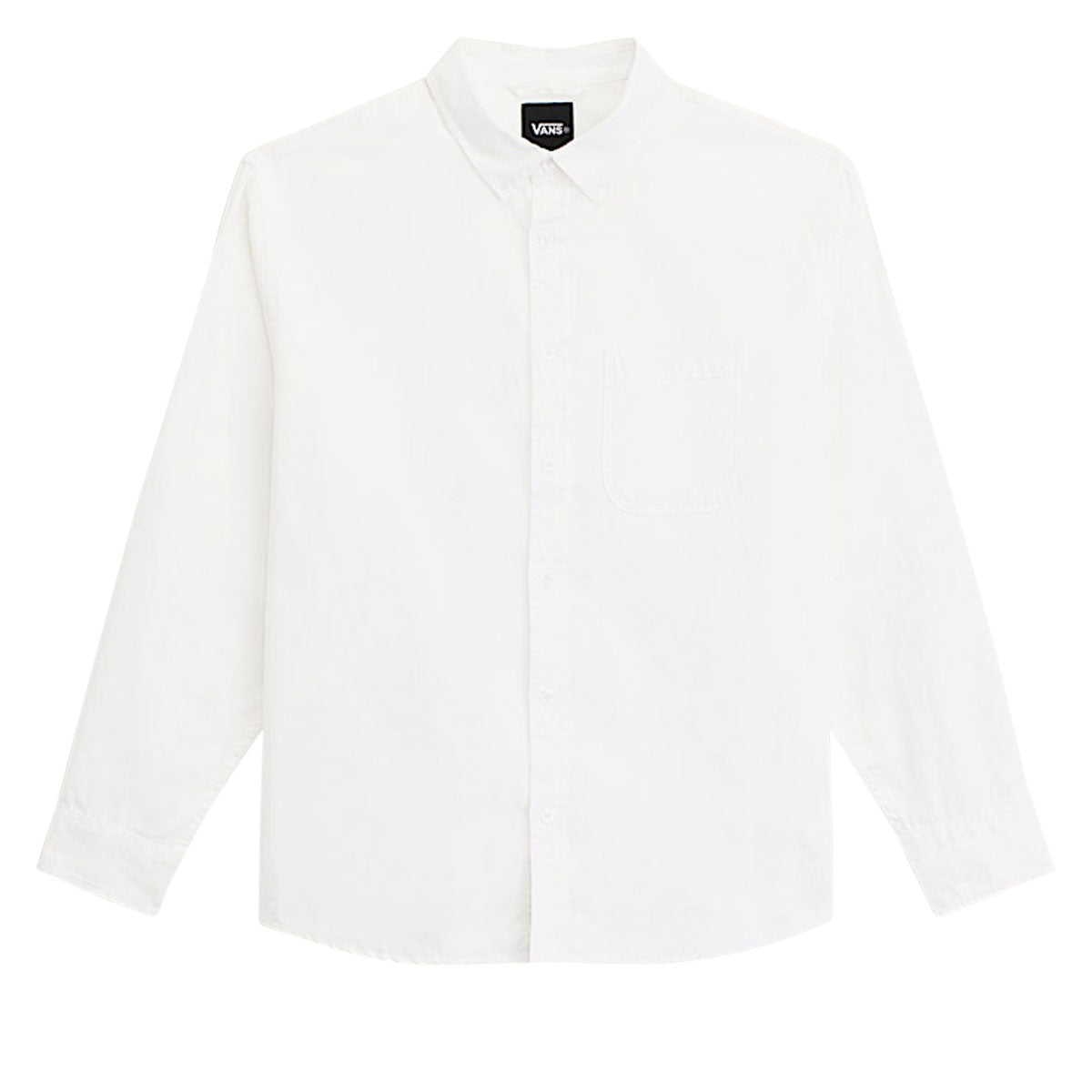Vans Lawson Solid Oxford Long Sleeve Shirt - White