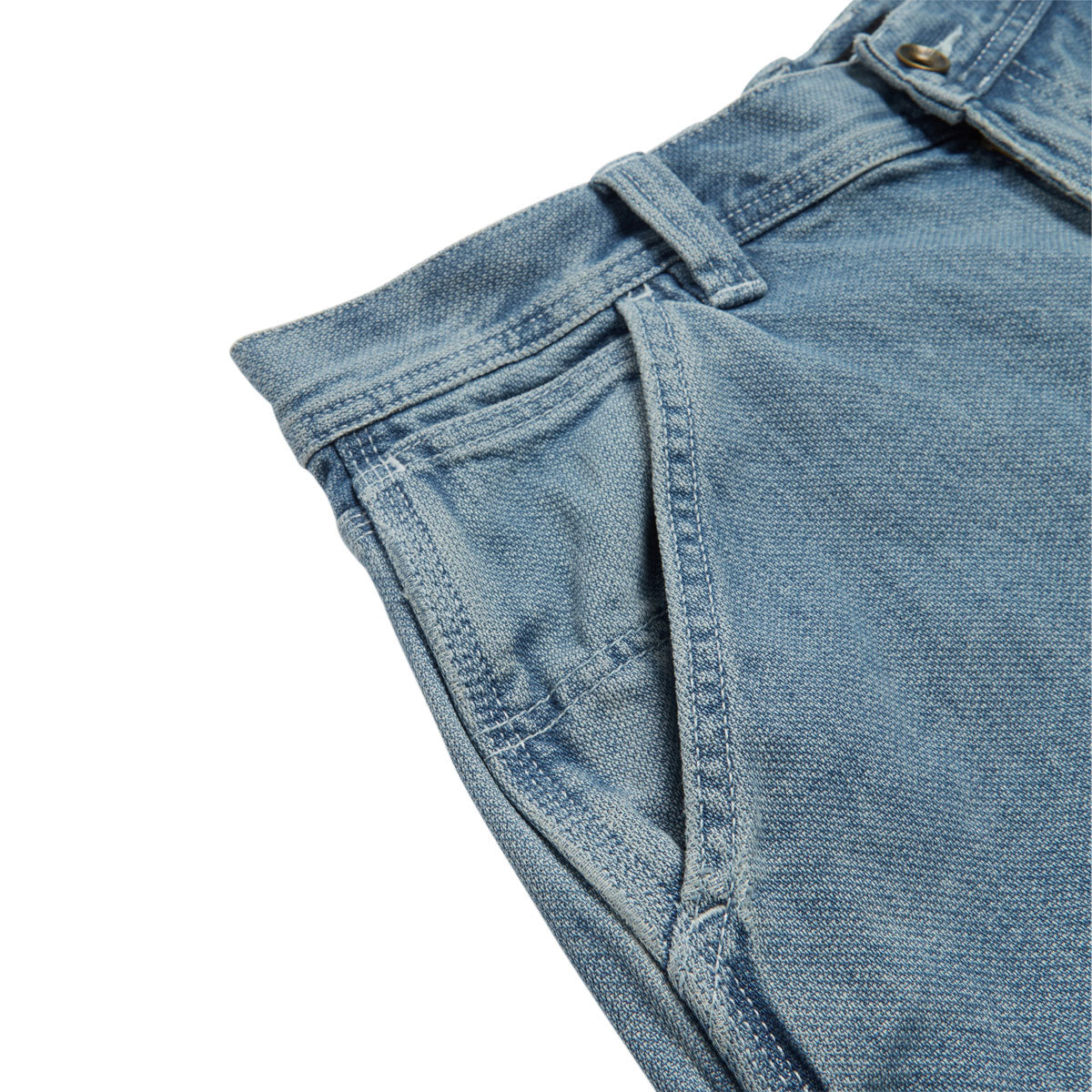 Vans Chore Loose Denim Shorts - Stonewash Blue