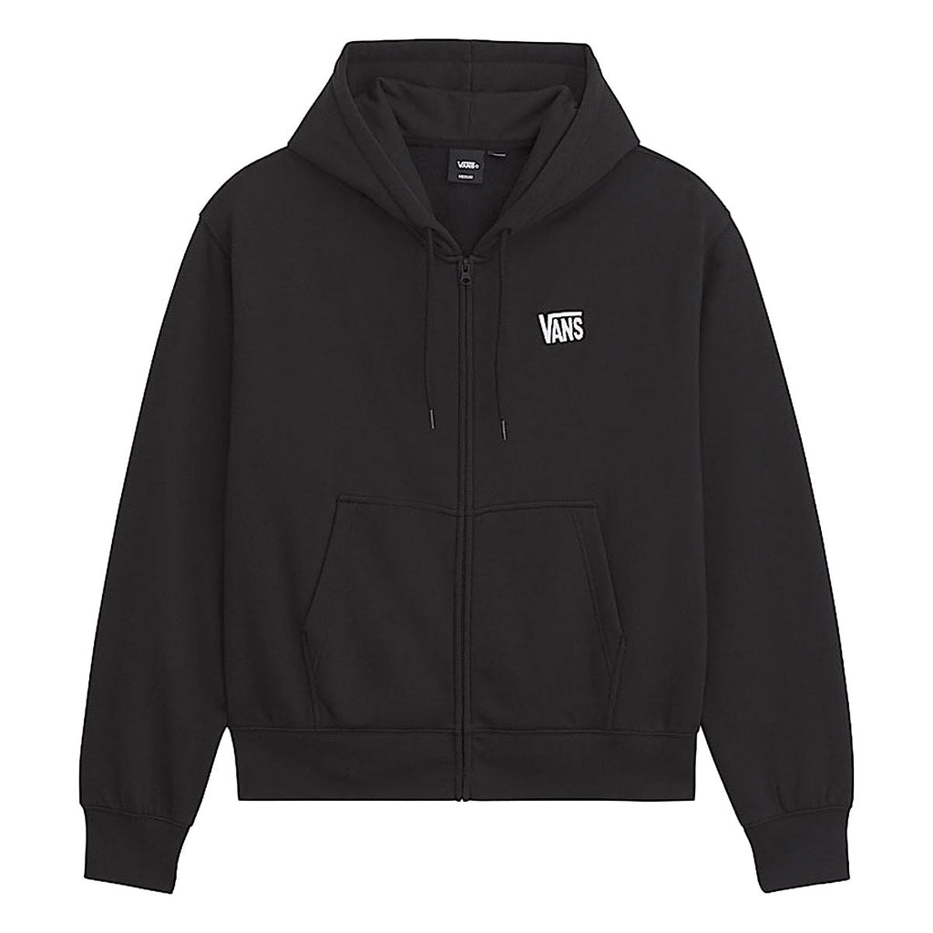 Vans Stretch Logo Full Zip Hoodie - Black/White