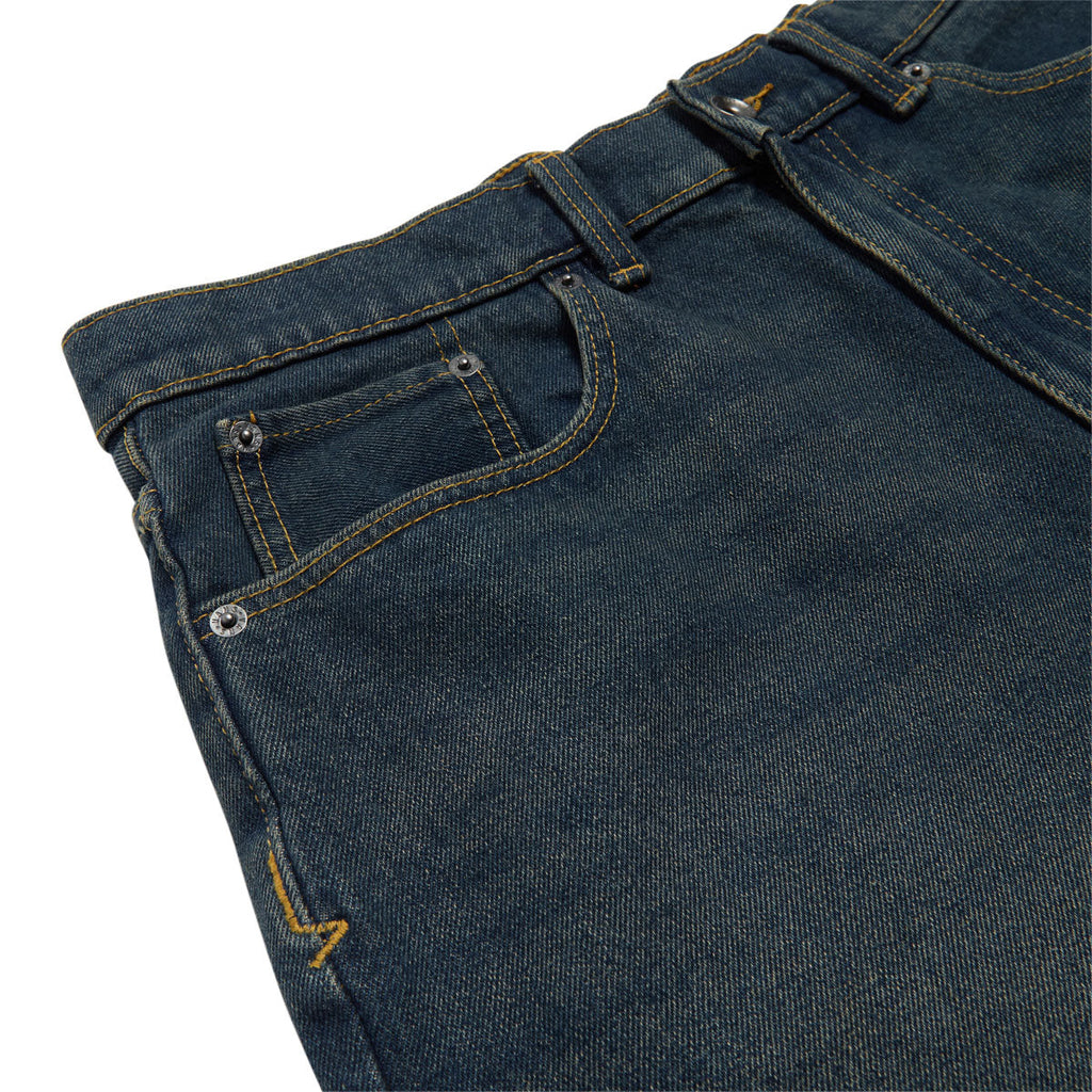 Vans Check-5 Baggy Denim Shorts - Dirty Medium Indigo