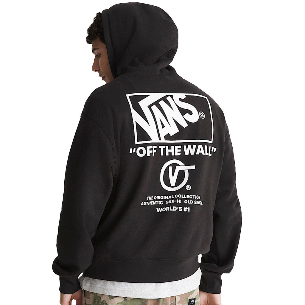 Vans Stacked Hi Hoodie - Black/White