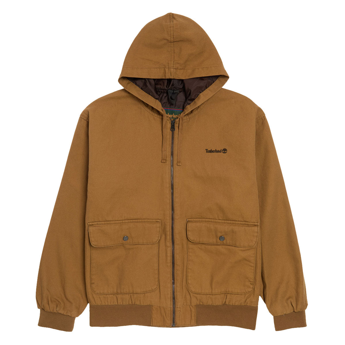 Timberland Insulated Canvas Bomber Jacket - Dark Wheat Boot