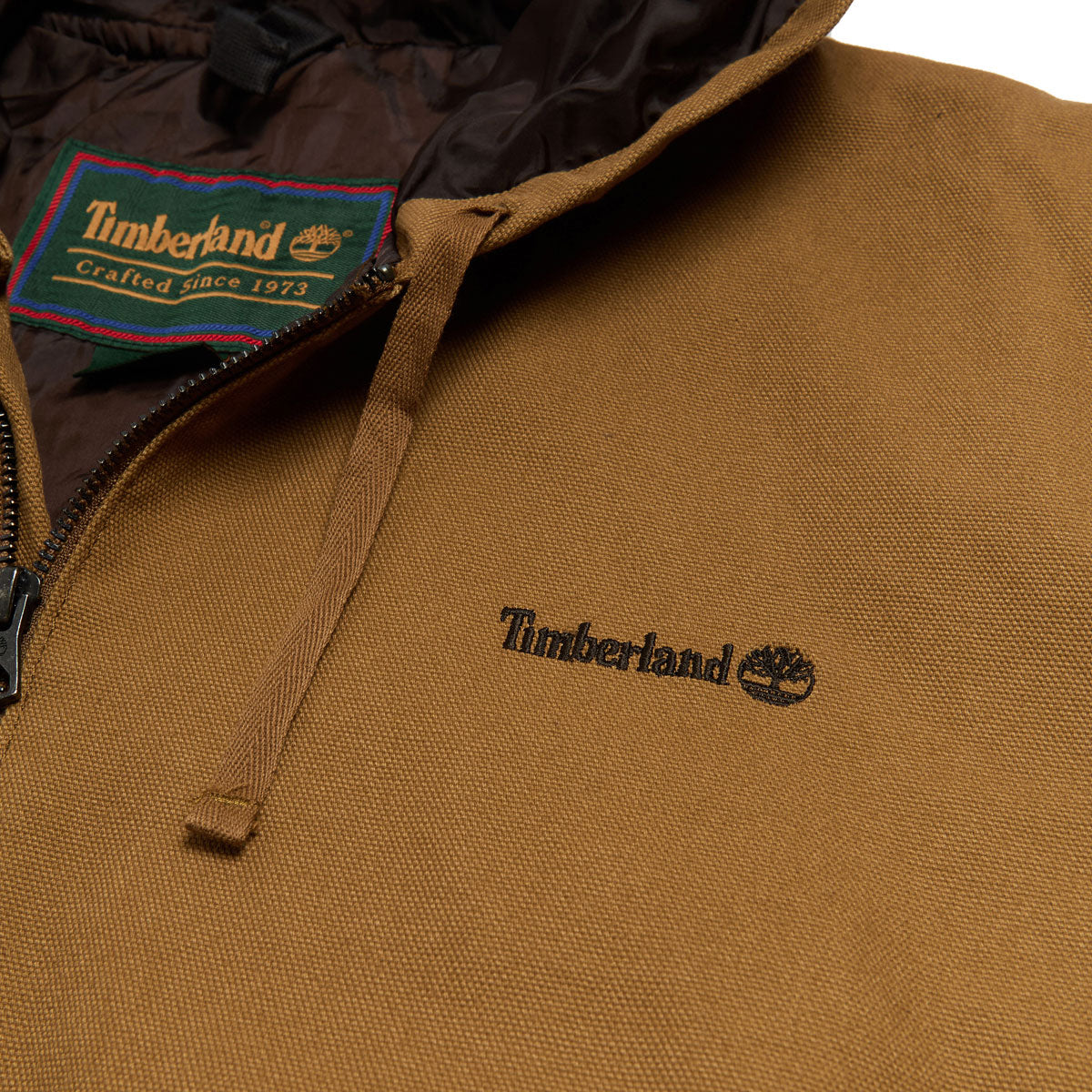 Timberland Insulated Canvas Bomber Jacket - Dark Wheat Boot