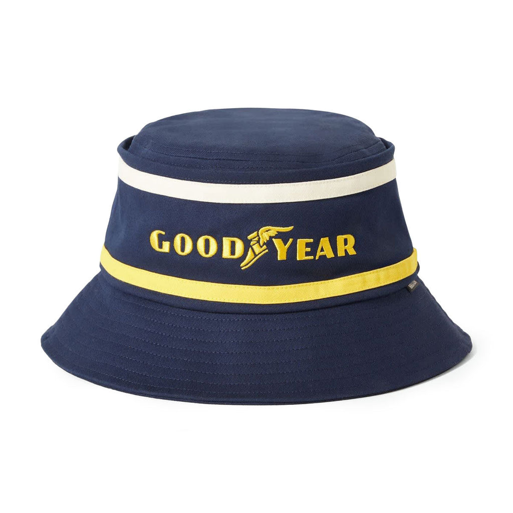 Brixton x Goodyear Service Bucket Hat - Navy