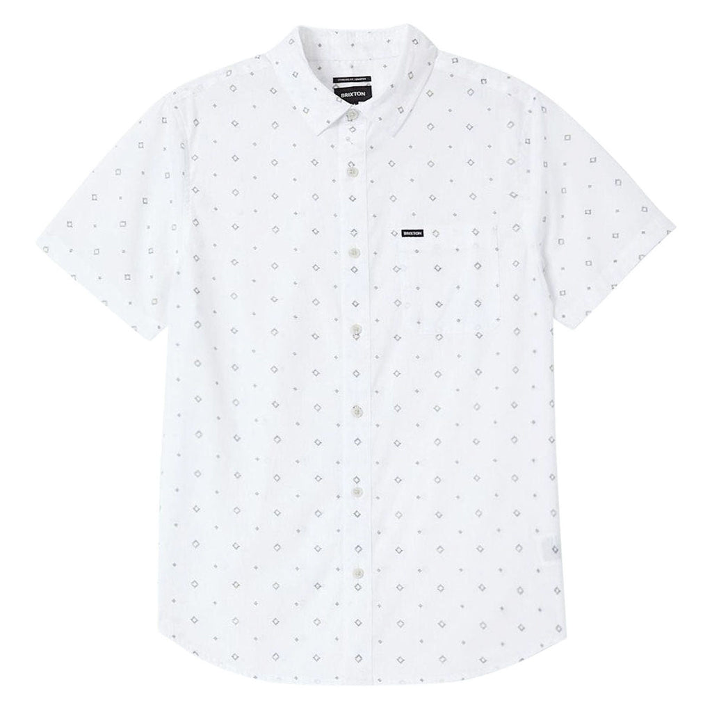Brixton Charter Print Shirt - White/Geo