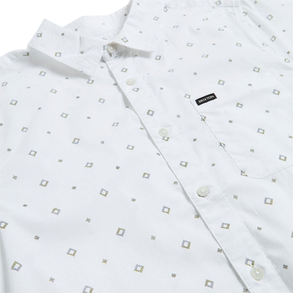 Brixton Charter Print Shirt - White/Geo