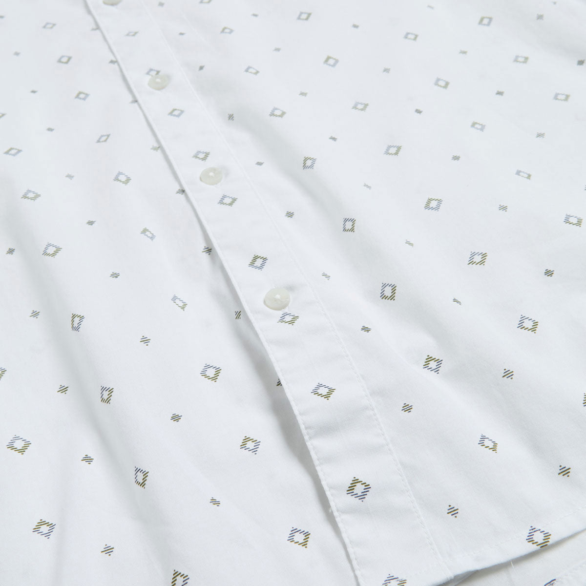 Brixton Charter Print Shirt - White/Geo