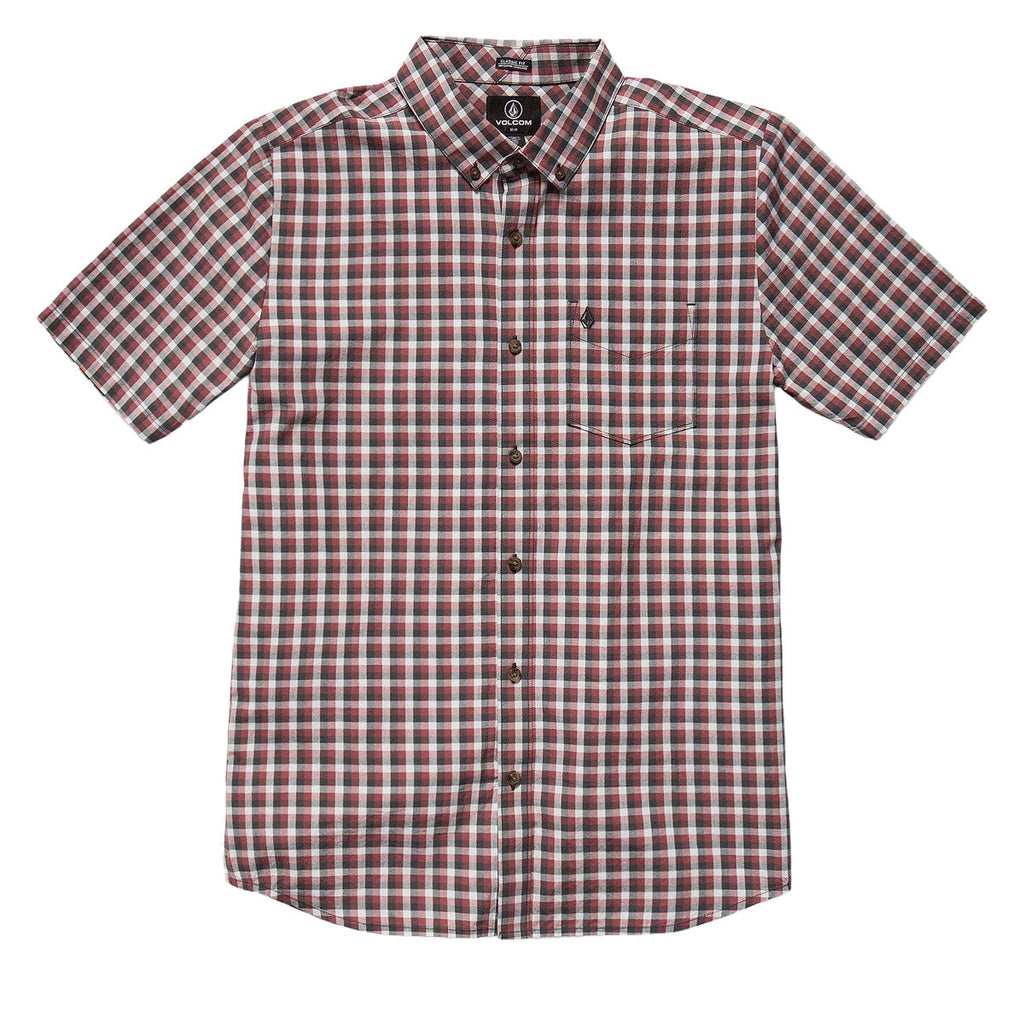 Volcom Louie Check Shirt - Light Blue Acid