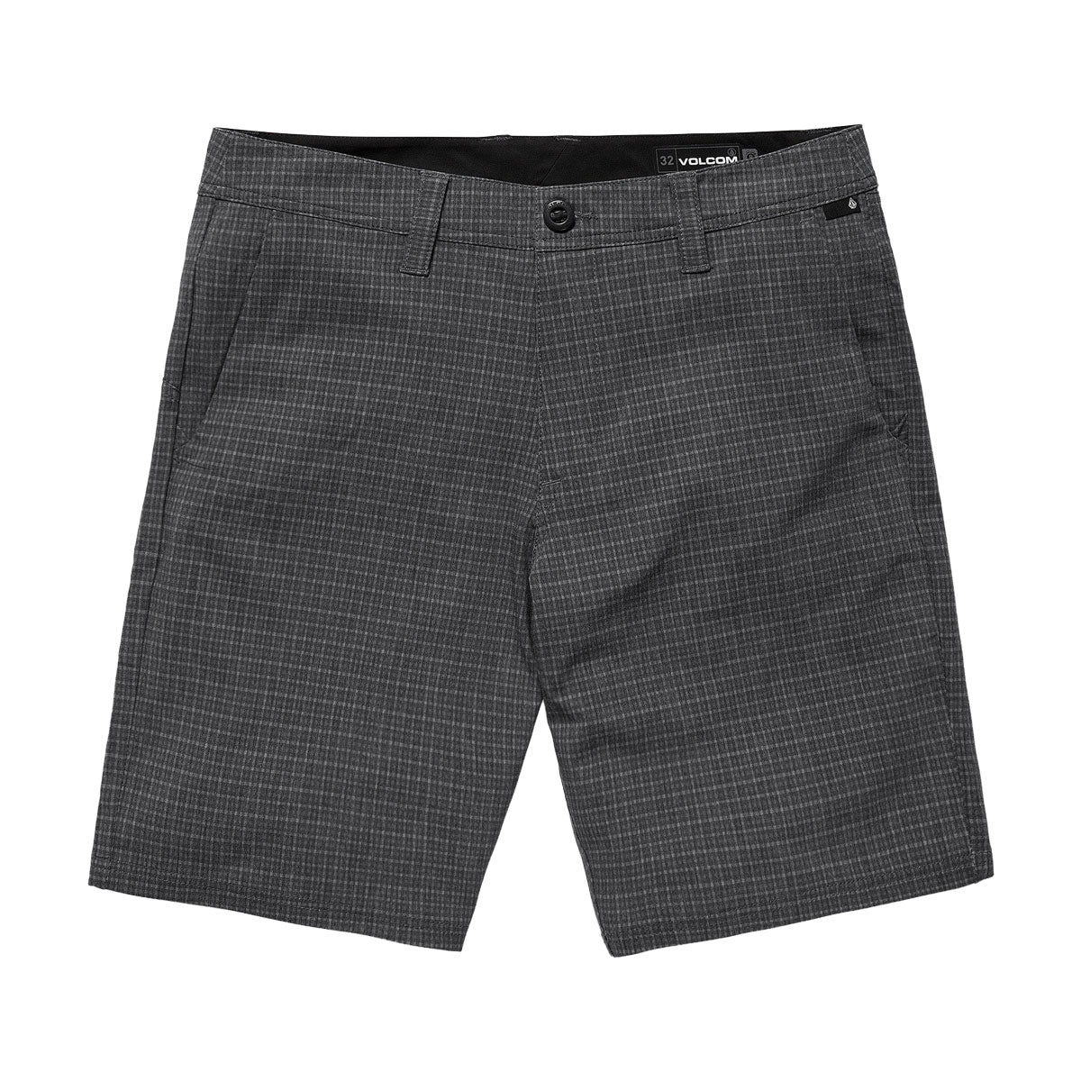 Volcom Mix Frickin Cross Shred 20 Shorts - Black Plaid