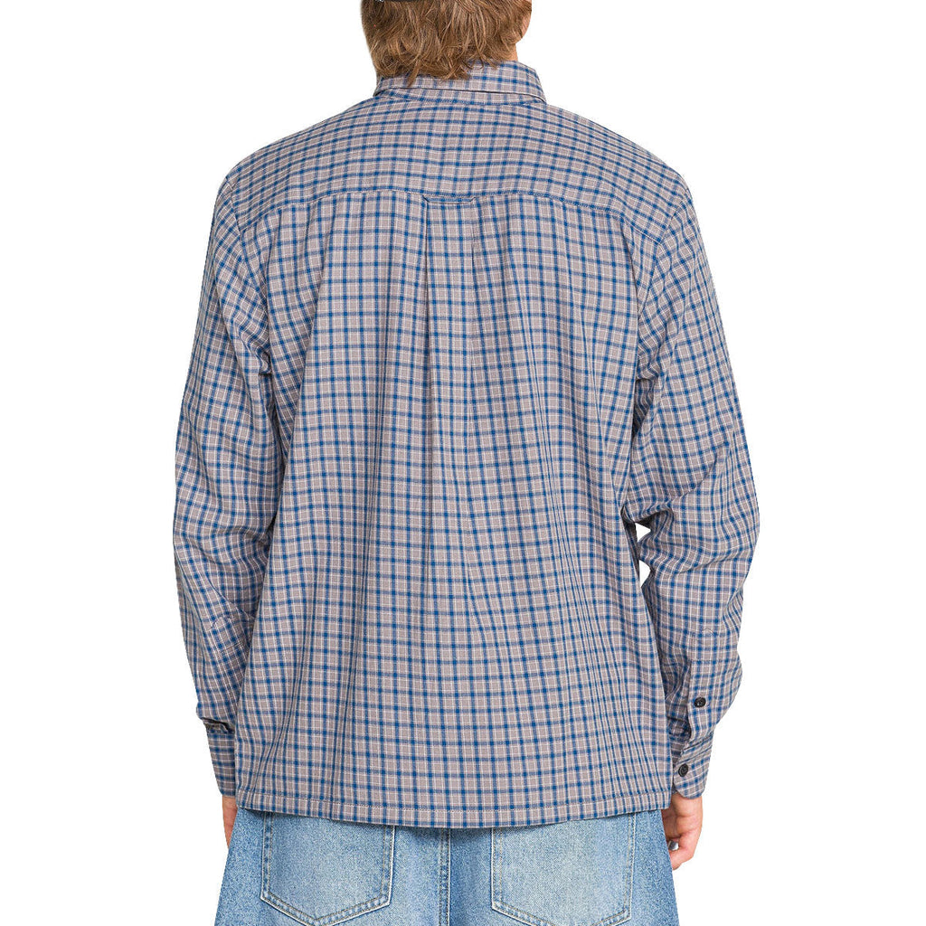 Volcom Landos Long Sleeve Shirt - Light Navy