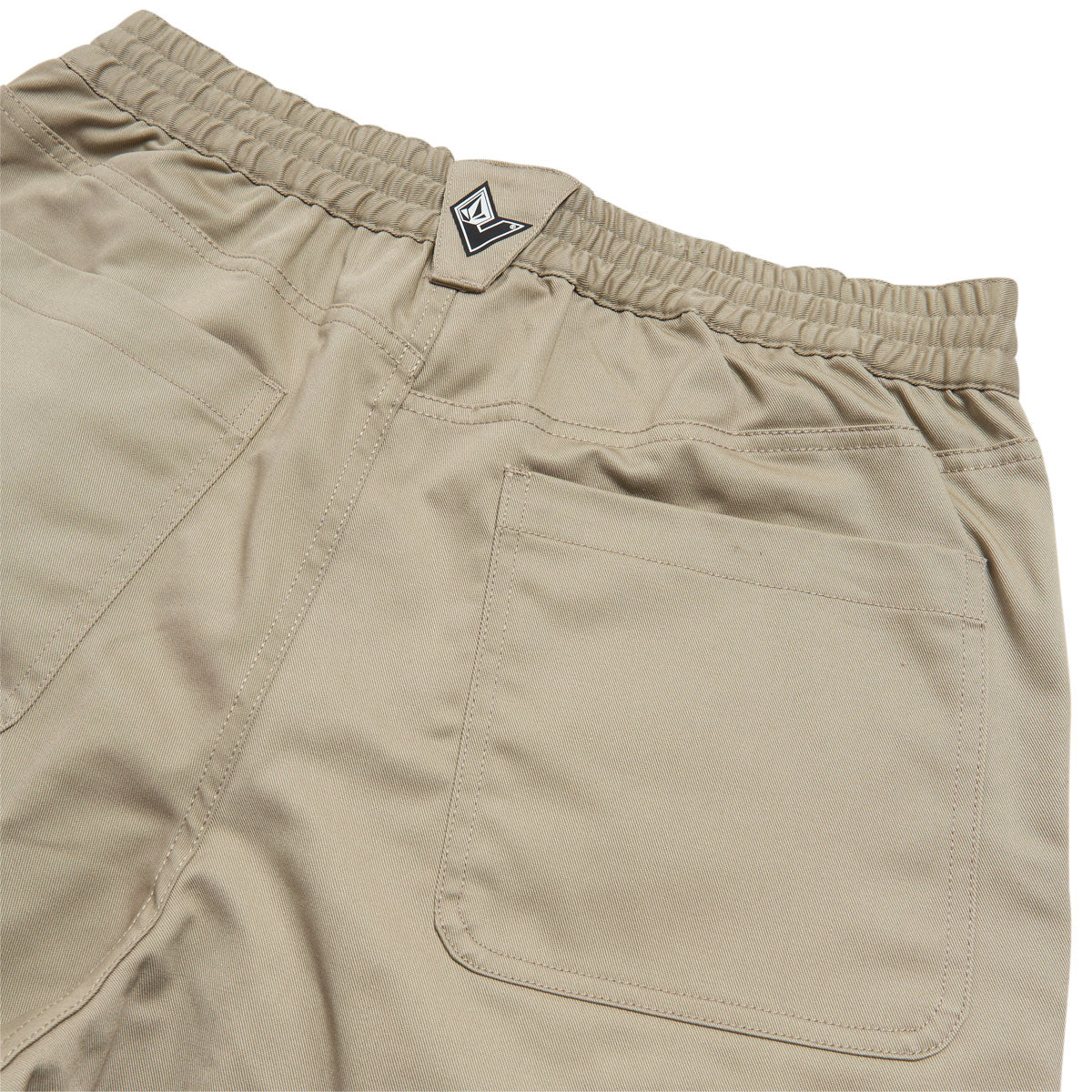 Volcom Capreezy Elastic Waist Pants - Light Khaki