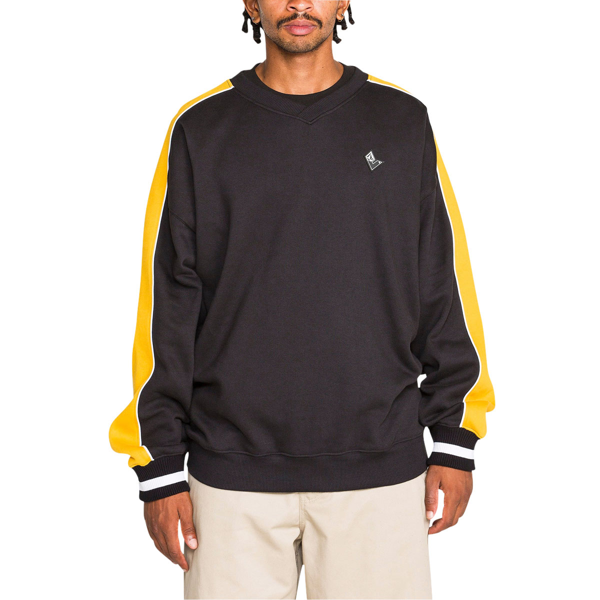 Volcom Flying Hi Crew Sweatshirt - Antique Black