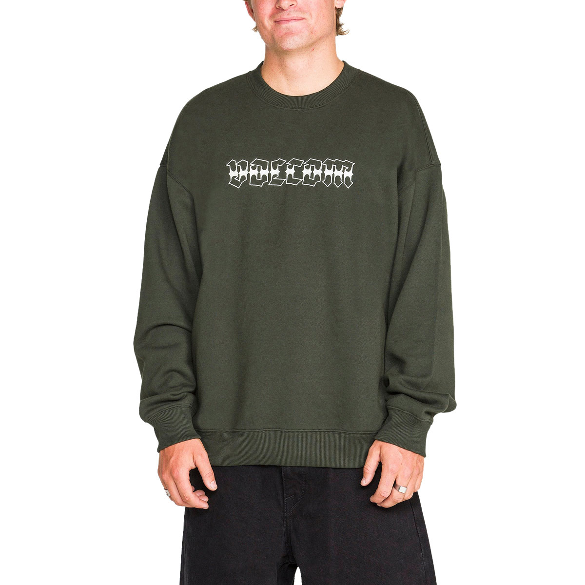 Volcom Dirty Work Crew Sweatshirt - Rosin