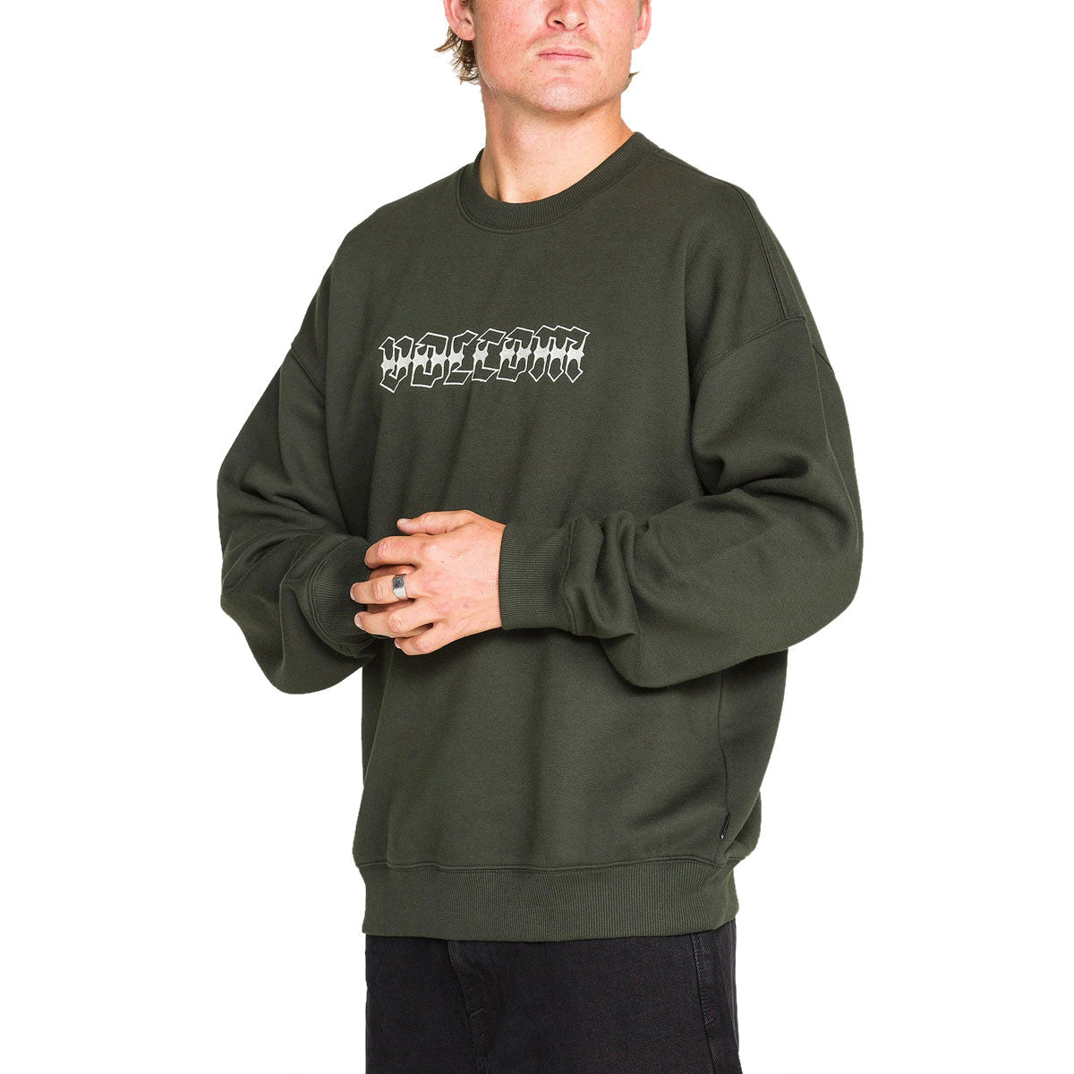 Volcom Dirty Work Crew Sweatshirt - Rosin