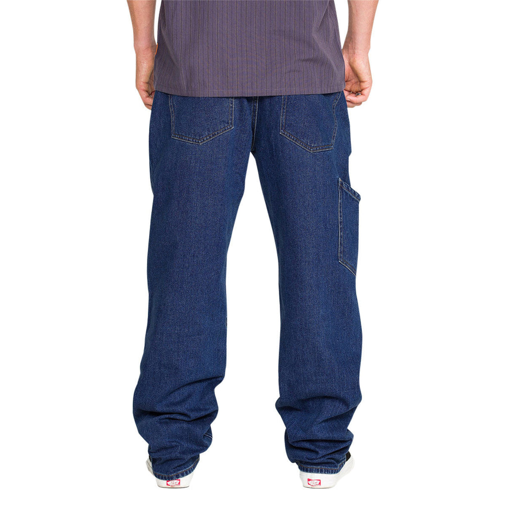Volcom Kinkade Utility Denim Jeans - Med Dark Indigo Blue