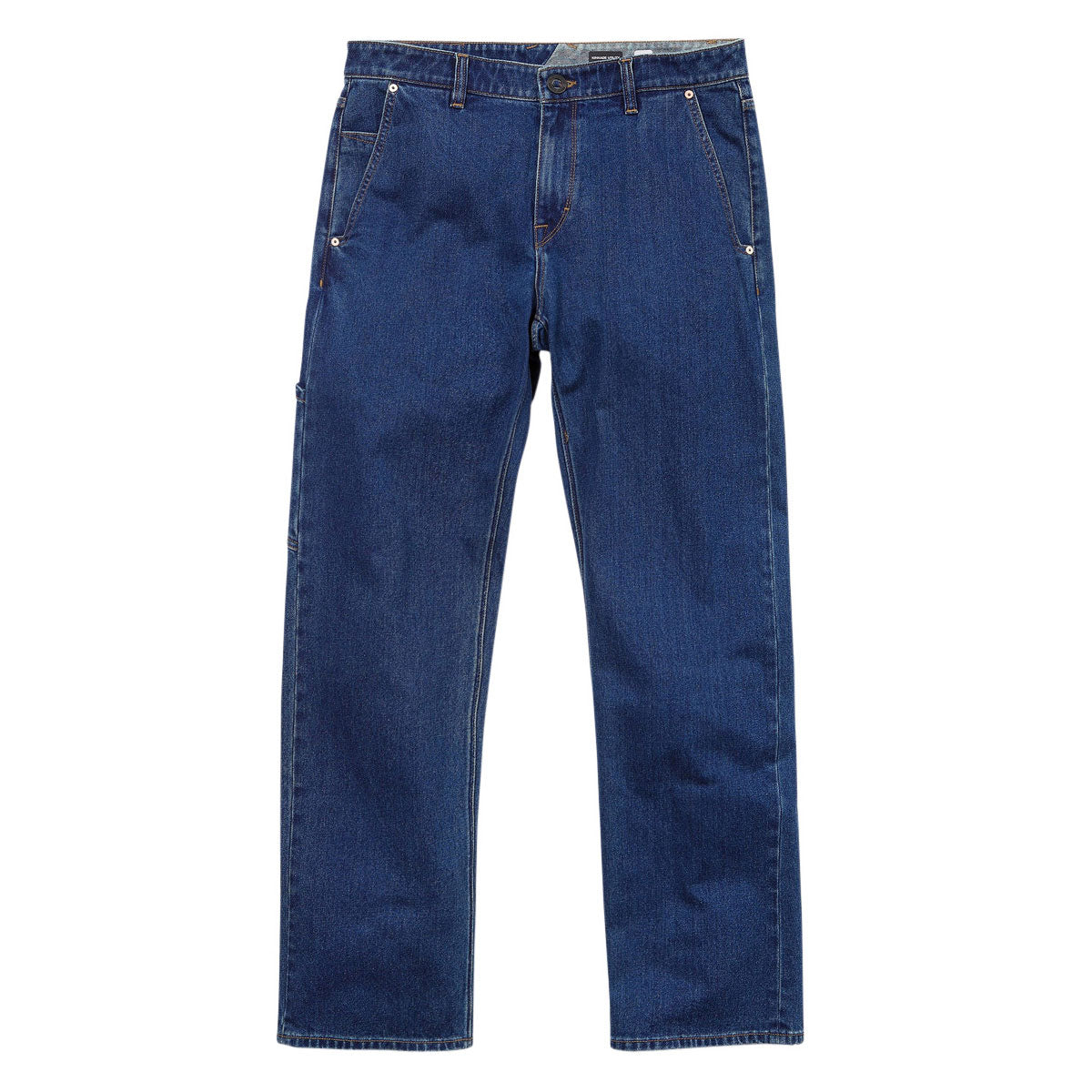 Volcom Kinkade Utility Denim Jeans - Med Dark Indigo Blue