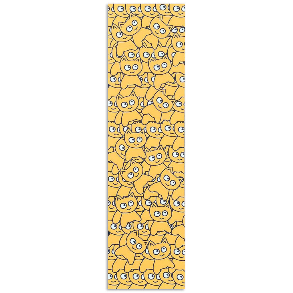 Meow Stickerpile Original Grip tape - Yellow