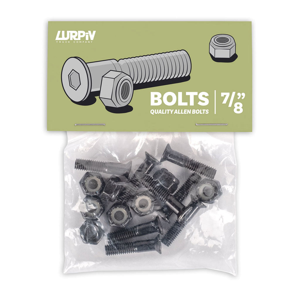 Lurpiv Bolts Hardware - Black - 7/8"