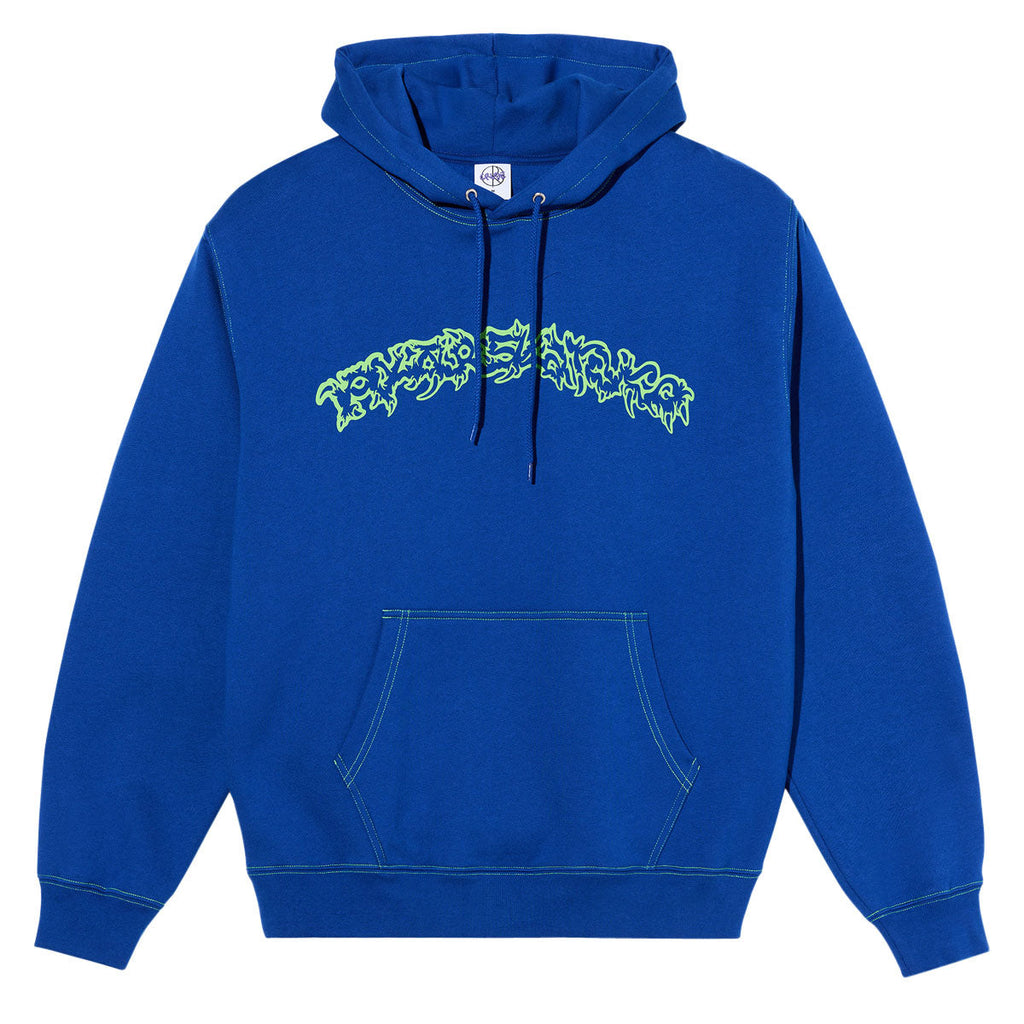 Polar Crude Logo Contrast Dave Hoodie - Egyptian Blue