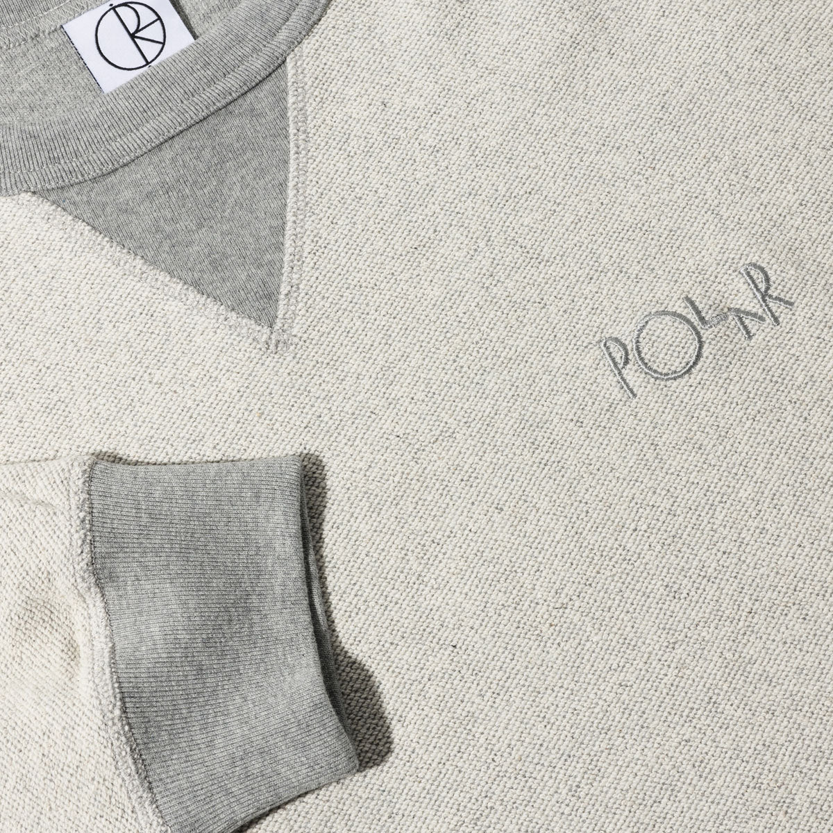 Polar Reversed Sweater - Heather Grey