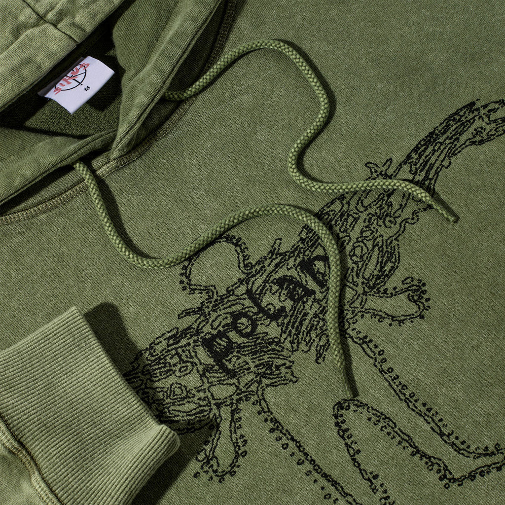 Polar Soul Acid Frank Hoodie - Army Green