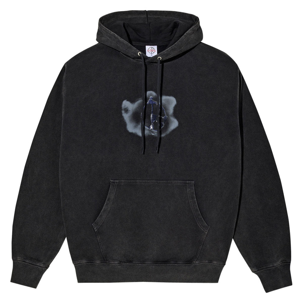 Polar Metal Logo Dave Hoodie - Silver Black