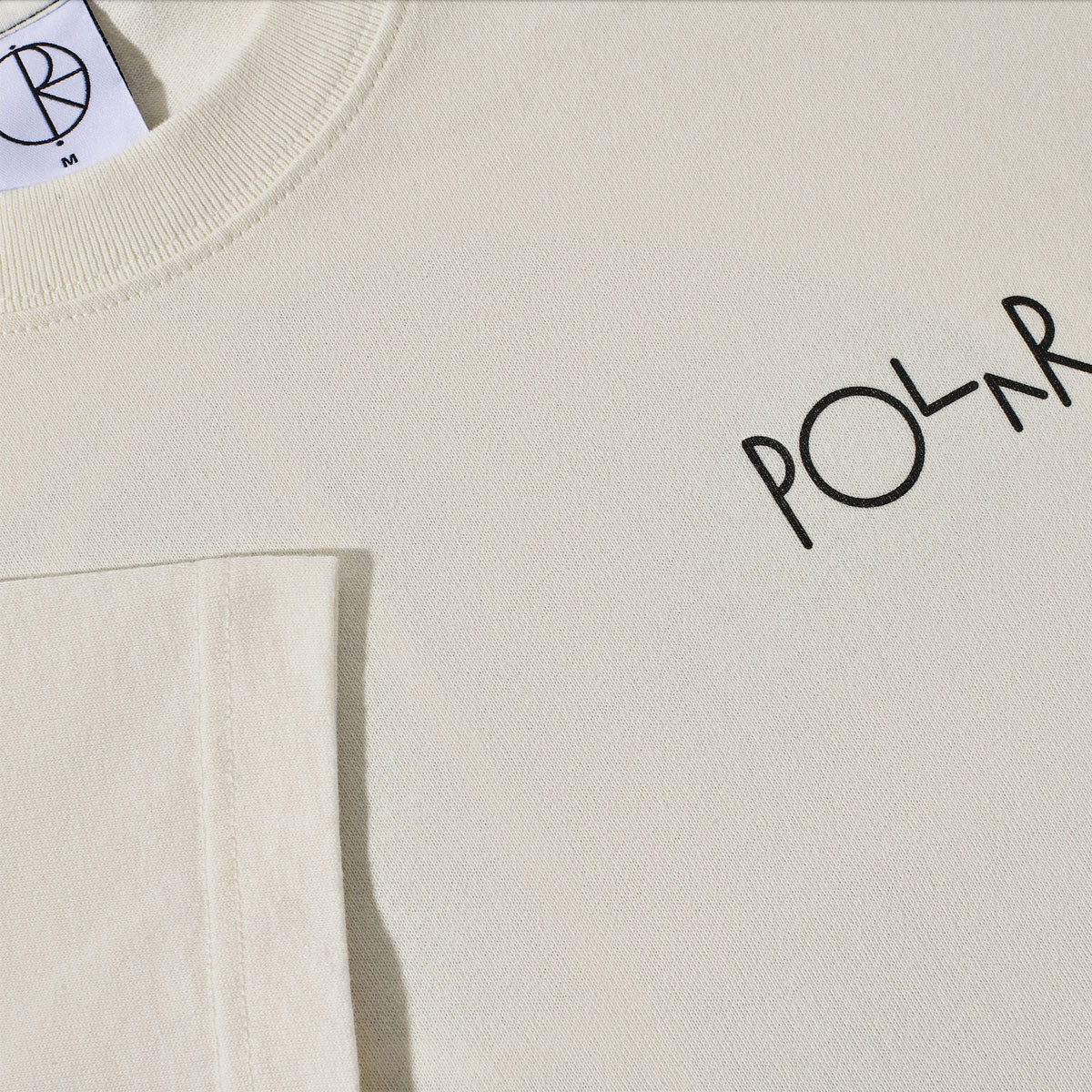 Polar Fill Logo Contrast T-Shirt - Ivory/Black