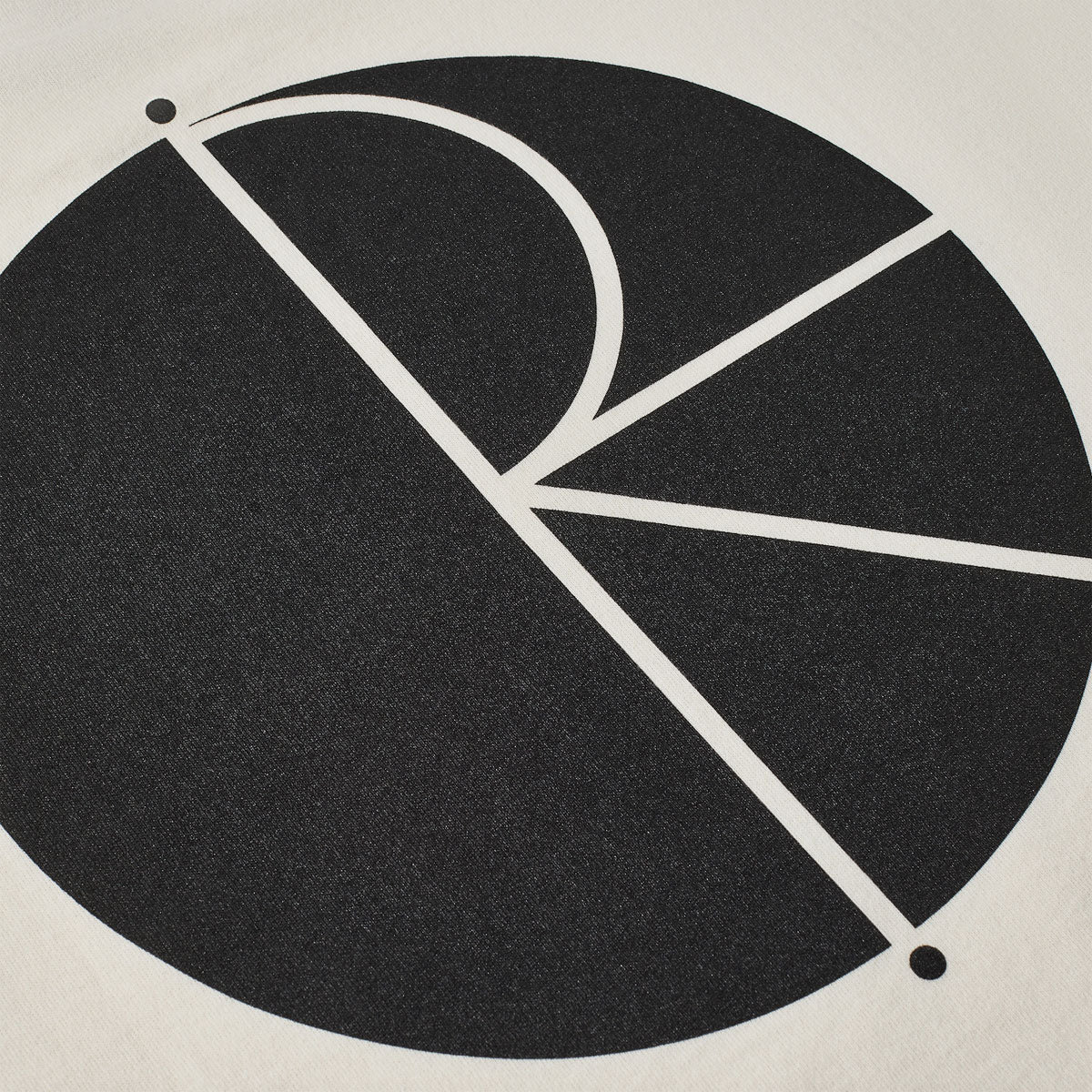 Polar Fill Logo Contrast T-Shirt - Ivory/Black