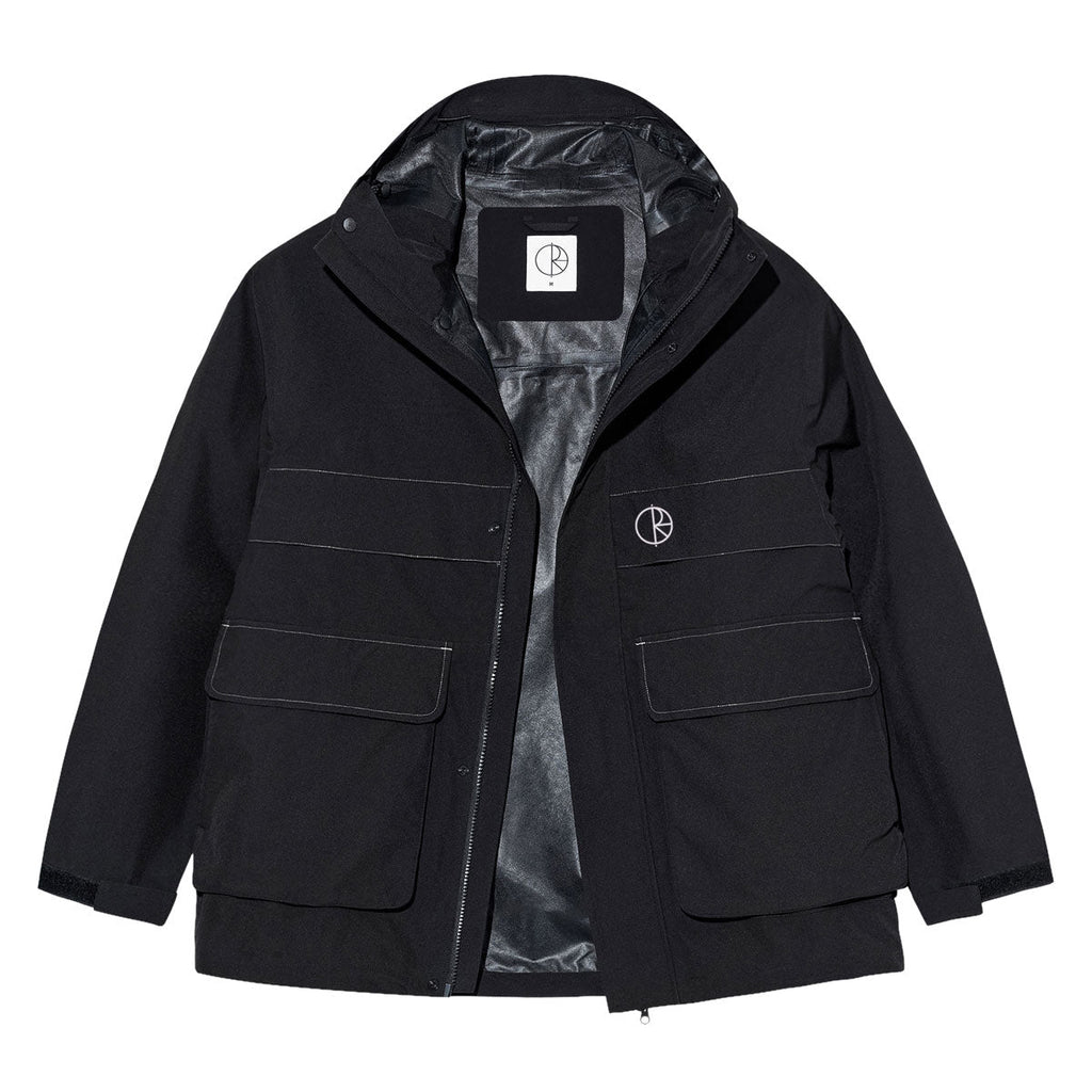 Polar Cargo Shell Jacket - Black/Silver