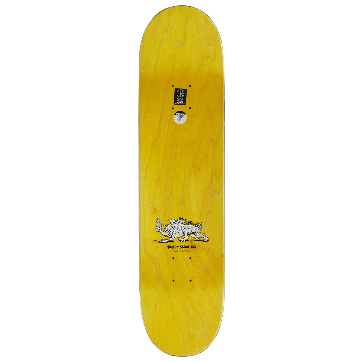 Polar Shin Sanbongi Bongi Boy Skateboard Complete - Yellow - 8.25"