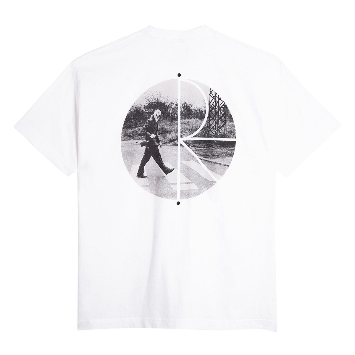 Polar Klez Crossing Fill Logo T-Shirt - White