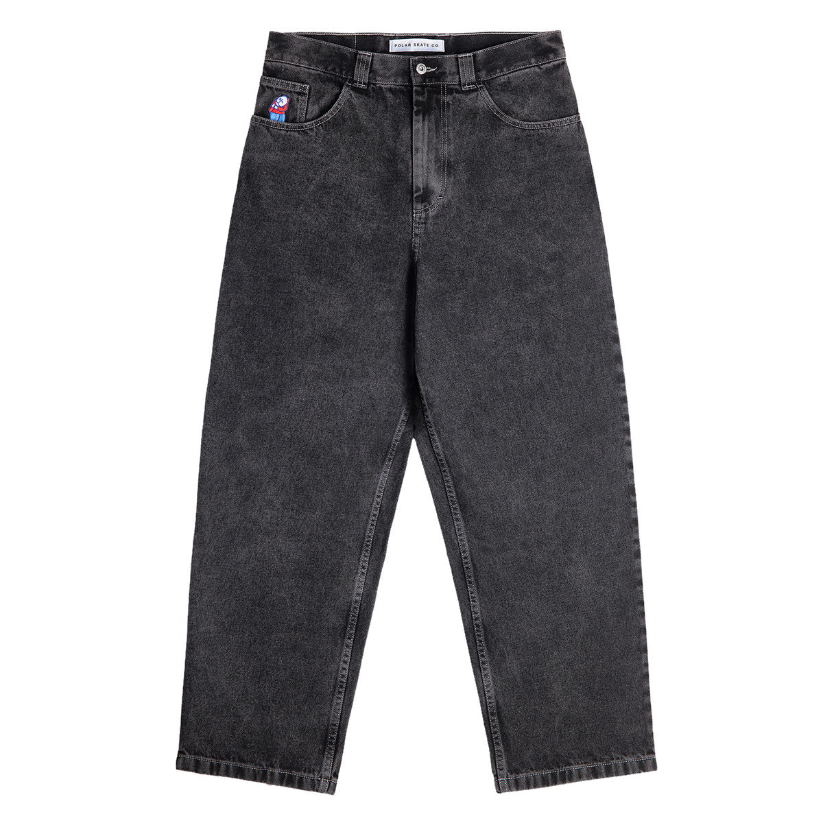 Polar Big Boy OG Logo Jeans - Silver Black