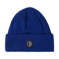 Polar Lines Merino Beanie - Egyptian Blue/Black
